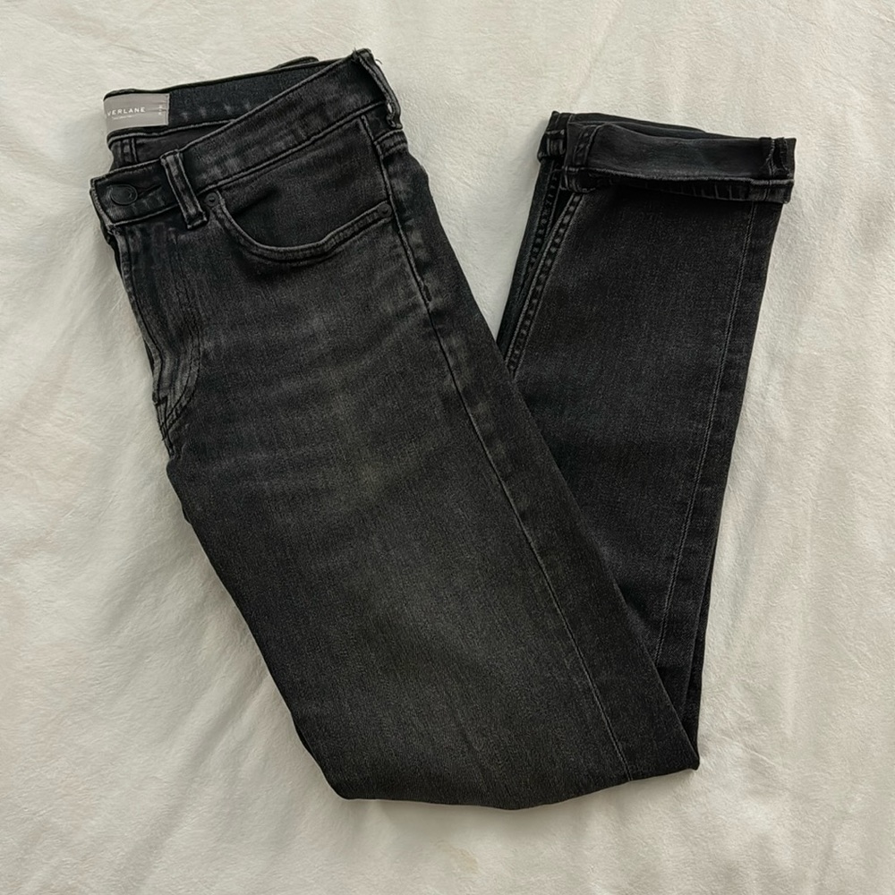 Everlane Slim Fit Washed Light-Black Jeans